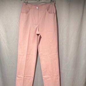 St  John Sport Pink Cotton Denim Jeans Trousers Size 6